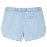 Pantaloni scurți pentru copii, albastru denim pal, 92