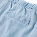 Pantaloni scurți pentru copii, albastru denim pal, 140