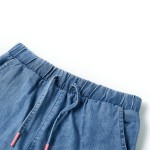 Pantaloni scurți pentru copii, albastru denim, 104