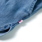 Pantaloni scurți pentru copii, albastru denim, 116