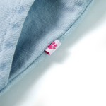 Pantaloni pentru copii, albastru denim pal, 128 Pantaloni pentru copii, albastru denim pal, 128