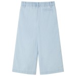Pantaloni pentru copii, albastru denim pal, 140 Pantaloni pentru copii, albastru denim pal, 140