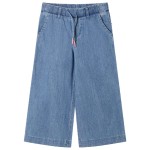 Pantaloni pentru copii, albastru denim, 140 Pantaloni pentru copii, albastru denim, 140