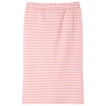 Fustă dreaptă pentru copii cu dungi, roz, 92