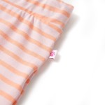 Fustă dreaptă pentru copii cu dungi, roz, 128