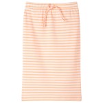 Fustă dreaptă pentru copii cu dungi, portocaliu fluorescent, 116
