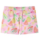 Pantaloni scurți pentru copii cu șnur, roz pal, 104
