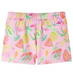 Pantaloni scurți pentru copii cu șnur, roz pal, 140