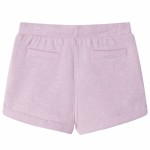Pantaloni pentru copii cu șnur, lila combinat, 92 Pantaloni pentru copii cu șnur, lila combinat, 92