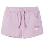 Pantaloni pentru copii cu șnur, lila combinat, 92 Pantaloni pentru copii cu șnur, lila combinat, 92