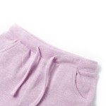 Pantaloni pentru copii cu șnur, lila combinat, 116 Pantaloni pentru copii cu șnur, lila combinat, 116