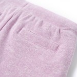 Pantaloni pentru copii cu șnur, lila combinat, 116 Pantaloni pentru copii cu șnur, lila combinat, 116