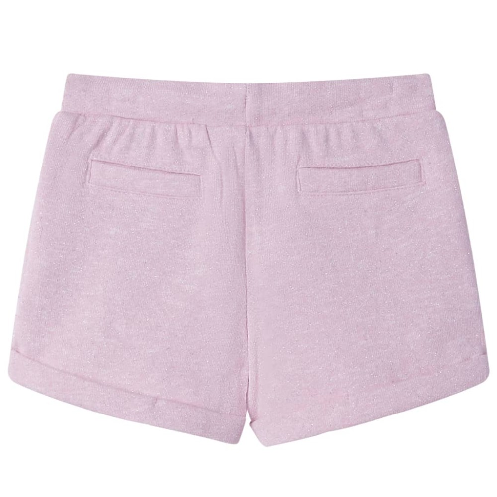 Pantaloni pentru copii cu șnur, lila combinat, 140