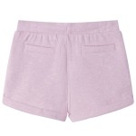 Pantaloni pentru copii cu șnur, lila combinat, 140 Pantaloni pentru copii cu șnur, lila combinat, 140