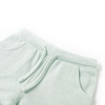 Pantaloni scurți de copii cu șnur, verde mentă deschis combinat, 92 Pantaloni scurți de copii cu șnur, verde mentă deschis combinat, 92
