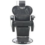 vidaXL Scaun frizer, negru, 72 x 68 x 98 cm, piele ecologică vidaXL Scaun frizer, negru, 72 x 68 x 98 cm, piele ecologică