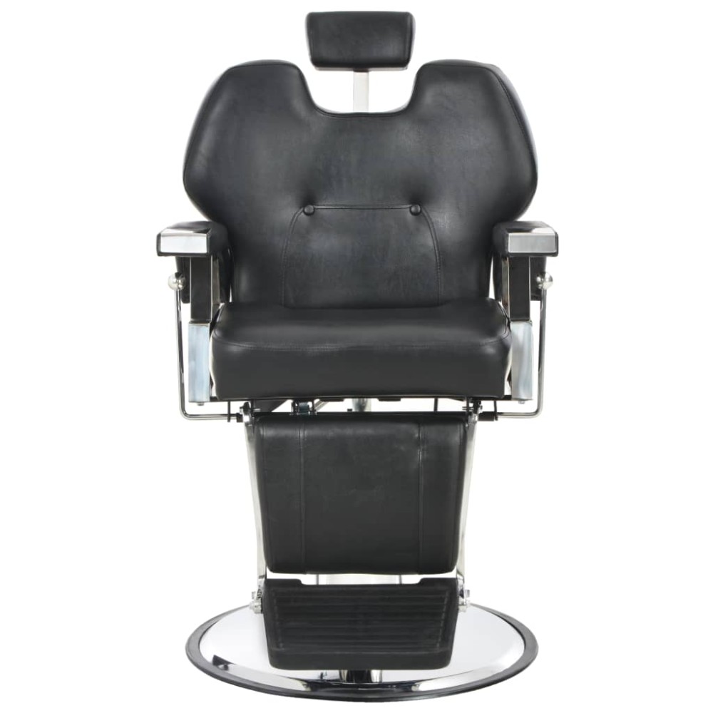vidaXL Scaun frizer, negru, 72 x 68 x 98 cm, piele ecologică