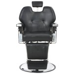 vidaXL Scaun frizer, negru, 72 x 68 x 98 cm, piele ecologică vidaXL Scaun frizer, negru, 72 x 68 x 98 cm, piele ecologică