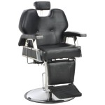 vidaXL Scaun frizer, negru, 72 x 68 x 98 cm, piele ecologică vidaXL Scaun frizer, negru, 72 x 68 x 98 cm, piele ecologică