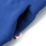 Pantaloni pentru copii cu picioare largi, albastru cobalt, 140