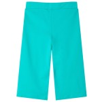 Pantaloni pentru copii cu picioare largi, verde mentă, 92 Pantaloni pentru copii cu picioare largi, verde mentă, 92