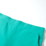 Pantaloni pentru copii cu picioare largi, verde mentă, 128