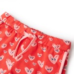 Pantaloni pentru copii cu șnur, roșu, 92 Pantaloni pentru copii cu șnur, roșu, 92