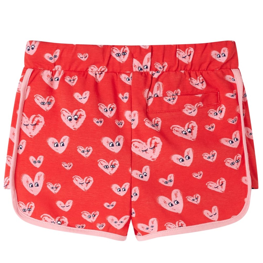 Pantaloni pentru copii cu șnur, roșu, 104