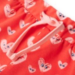 Pantaloni pentru copii cu șnur, roșu, 128 Pantaloni pentru copii cu șnur, roșu, 128