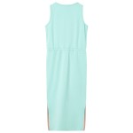 Rochie pentru copii cu șnur în talie, verde mentă deschis, 92 Rochie pentru copii cu șnur în talie, verde mentă deschis, 92