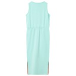 Rochie pentru copii cu șnur în talie, verde mentă deschis, 116 Rochie pentru copii cu șnur în talie, verde mentă deschis, 116