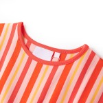 Rochie pentru copii cu șnur, roz și roșu, 104