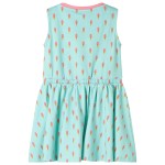 Rochie pentru copii cu șnur în talie, verde mentă deschis, 104 Rochie pentru copii cu șnur în talie, verde mentă deschis, 104