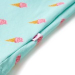 Rochie pentru copii cu șnur în talie, verde mentă deschis, 104 Rochie pentru copii cu șnur în talie, verde mentă deschis, 104