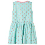 Rochie pentru copii cu șnur în talie, verde mentă deschis, 128 Rochie pentru copii cu șnur în talie, verde mentă deschis, 128