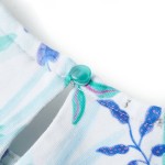 Rochie pentru copii, ecru și verde mentă închis, 104 Rochie pentru copii, ecru și verde mentă închis, 104