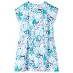 Rochie pentru copii, ecru și verde mentă închis, 128 Rochie pentru copii, ecru și verde mentă închis, 128