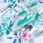 Rochie pentru copii, ecru și verde mentă închis, 128 Rochie pentru copii, ecru și verde mentă închis, 128