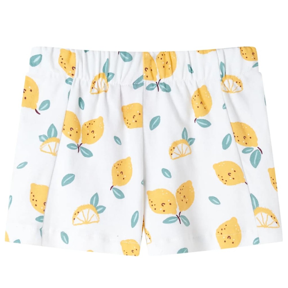 Pantaloni scurți pentru copii, ecru, 92