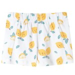 Pantaloni scurți pentru copii, ecru, 92