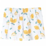 Pantaloni scurți pentru copii, ecru, 104