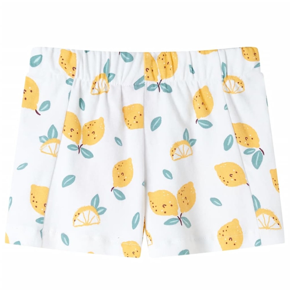 Pantaloni scurți pentru copii, ecru, 128