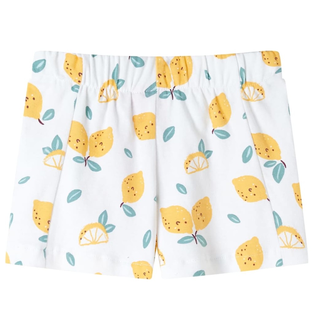 Pantaloni scurți pentru copii, ecru, 140