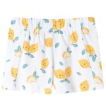 Pantaloni scurți pentru copii, ecru, 140