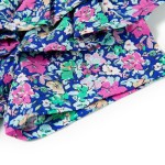 Rochie pentru copii, mâneci cu volane, albastru cobalt, 128 Rochie pentru copii, mâneci cu volane, albastru cobalt, 128