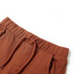 Pantaloni pentru copii cu șnur, maro, 92 Pantaloni pentru copii cu șnur, maro, 92