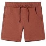 Pantaloni pentru copii cu șnur, maro, 116 Pantaloni pentru copii cu șnur, maro, 116