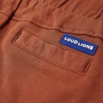 Pantaloni pentru copii cu șnur, maro, 116 Pantaloni pentru copii cu șnur, maro, 116