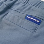 Pantaloni scurți pentru copii cu șnur, albastru închis, 92