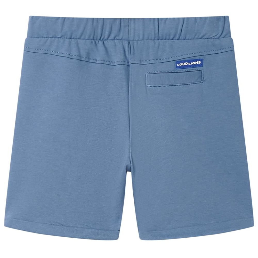 Pantaloni scurți pentru copii cu șnur, albastru închis, 104